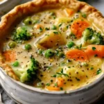 Veggie Pot Pie Soup