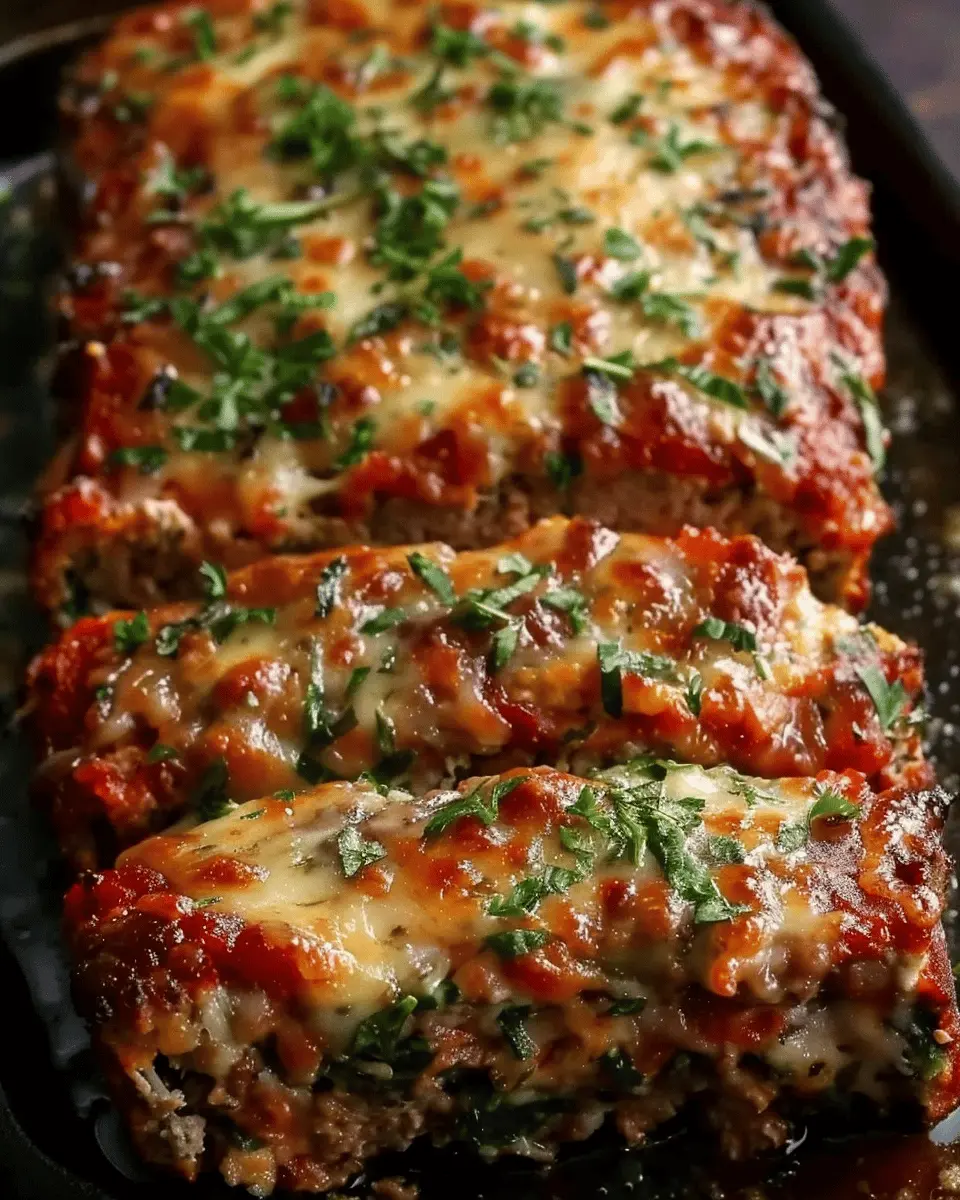 Melt-in-Your-Mouth Garlic Parmesan Chicken Meatloaf Delightfully Indulgent