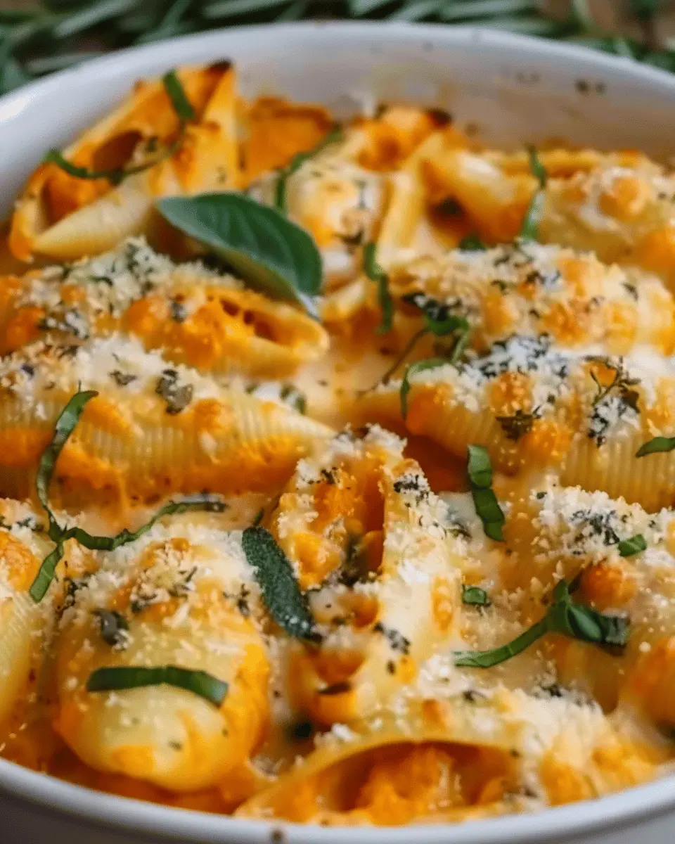Pumpkin &amp; Gouda Stuffed Shells: Indulgent Comfort Food Delight