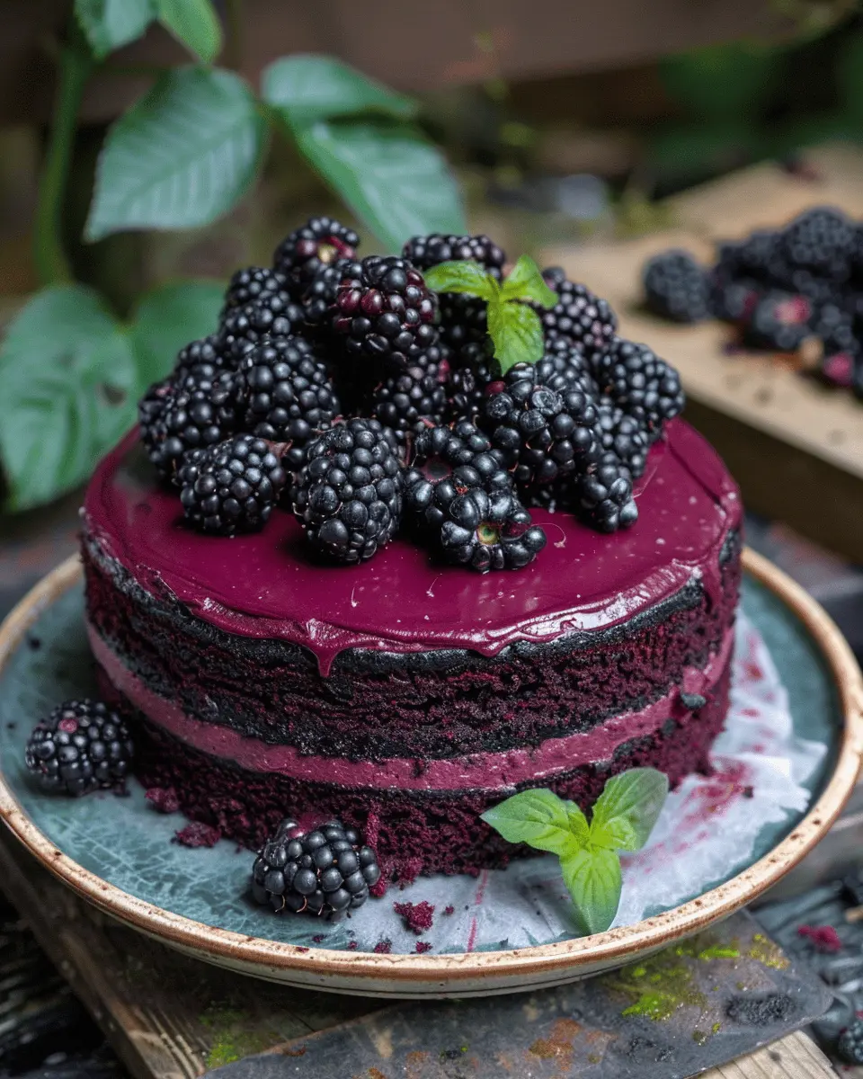 Blackberry Velvet Gothic Cake: Indulgent Recipe for Home Bakers