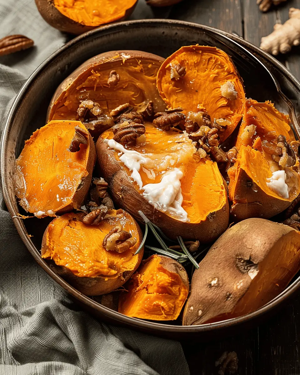 Southern Maple Sweet Potato Casserole with Turkey Bacon Delight