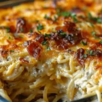Creamy Southern Spaghetti Bake