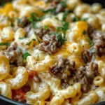 High-Protein Creamy Philly Cheesesteak Mac