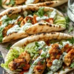 Sheet Pan Chicken Pitas