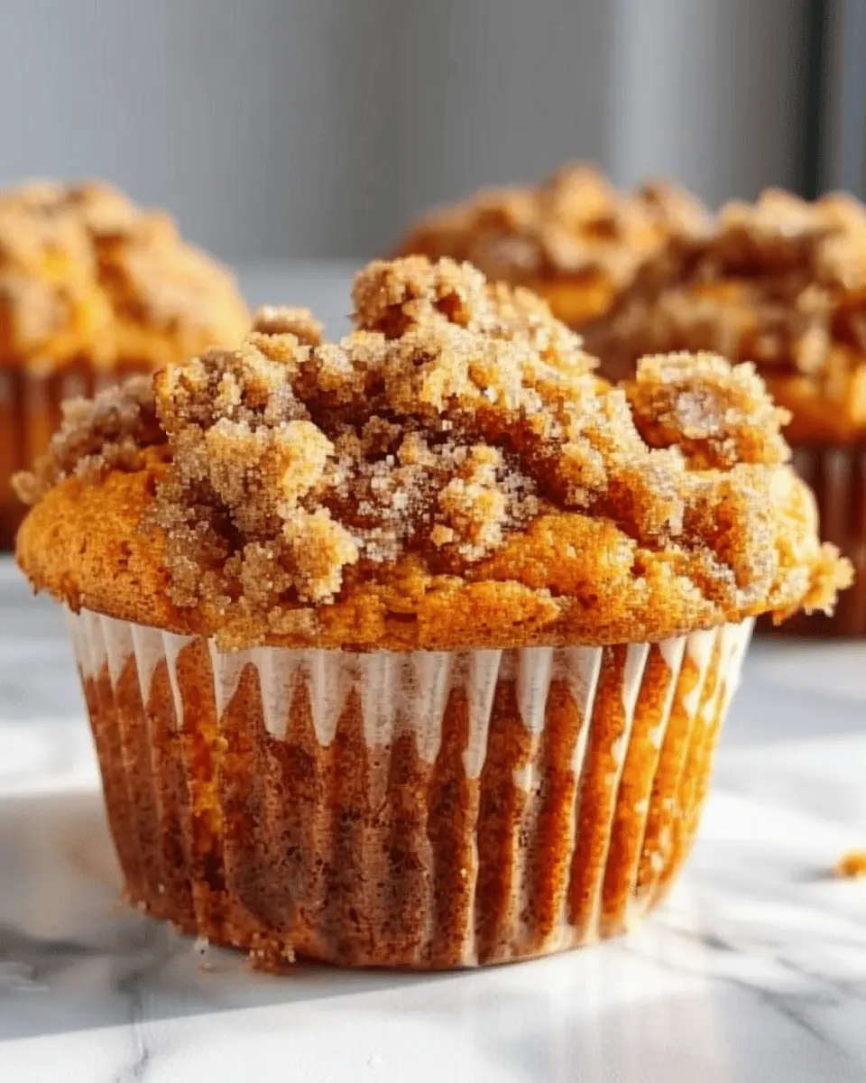 Bakery-Style Pumpkin Muffins: Indulgent 8-Ingredient Recipe