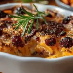 Sweet Potato & Cranberry Gratin