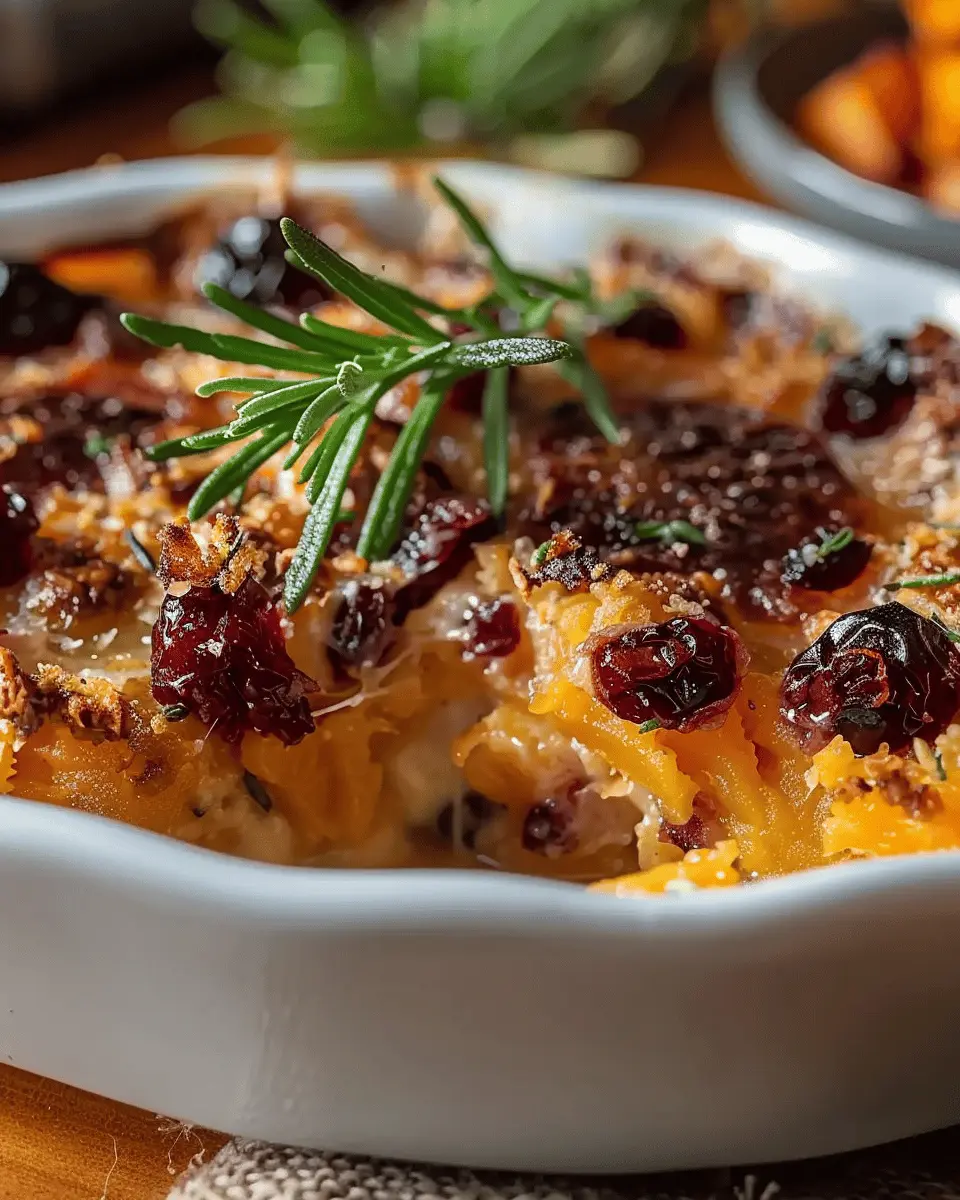 Sweet Potato &amp; Cranberry Gratin: A Cozy Indulgence for All