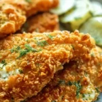 Crispy Dill Pickle Parmesan Chicken