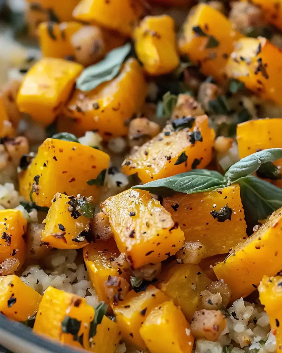 Healthy Roasted Butternut Squash: A Flavorful Twist with Turkey Bacon