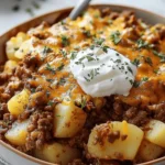Ground Beef and Potatoes Casserole
