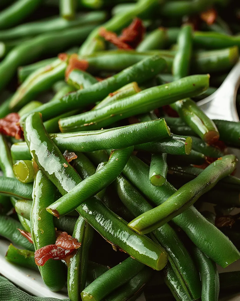 Crack Green Beans with Turkey Bacon: A Flavor-Packed Delight