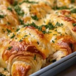 Cheesy Chicken Crescent Bake