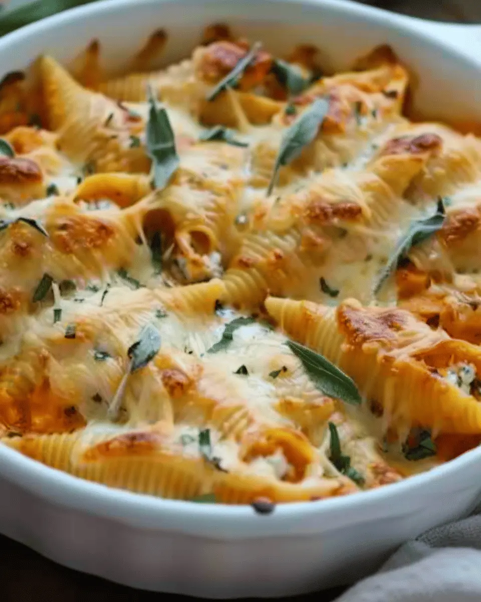 Pumpkin &amp; Gouda Stuffed Shells: A Cozy and Indulgent Delight