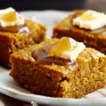 Pumpkin Cornbread with Cinnamon Honey Butter