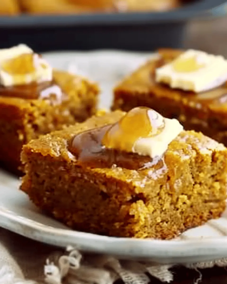 Pumpkin Cornbread with Cinnamon Honey Butter: The Best Comfort Treat