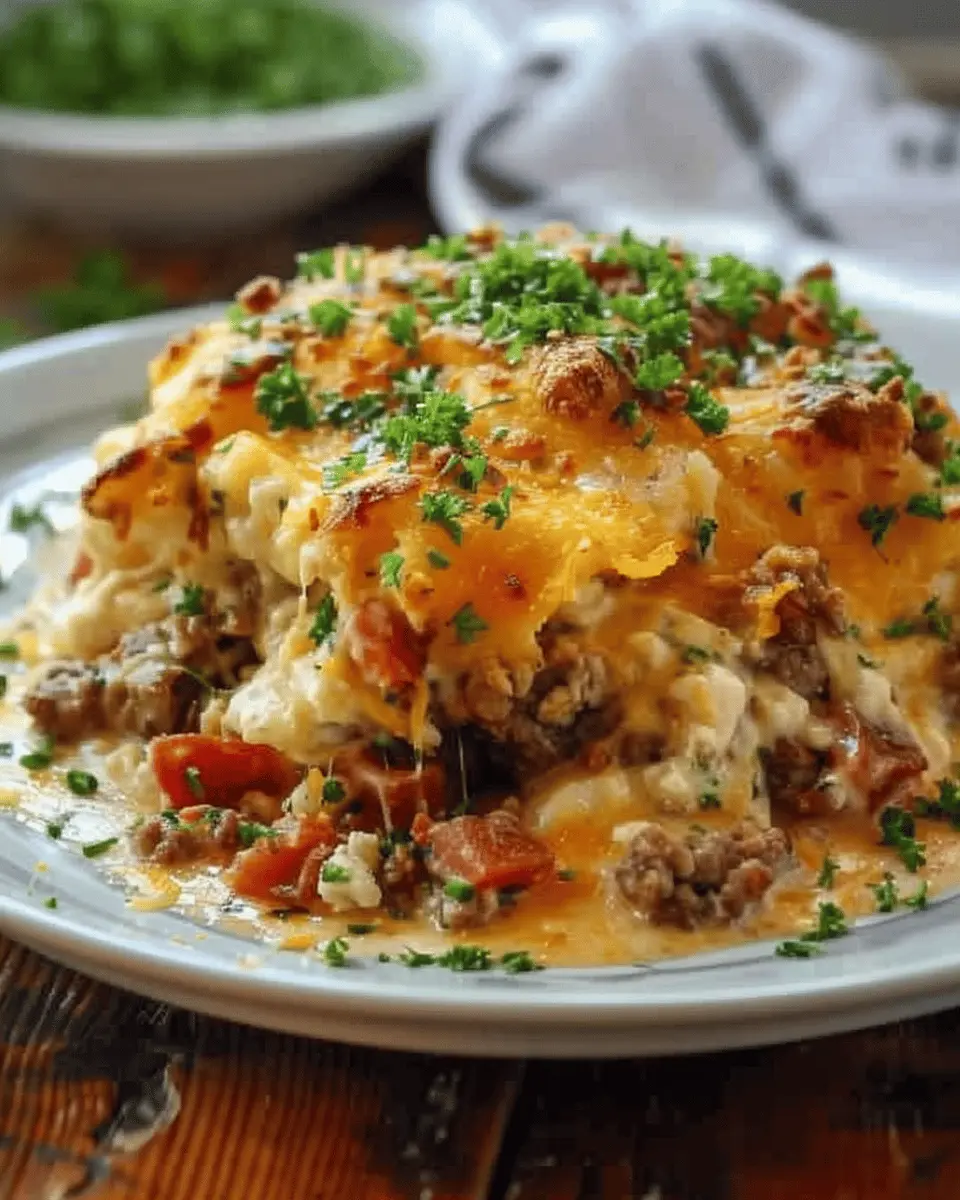 Cowboy Casserole: Easy Comfort with Turkey Bacon and Chicken Ham