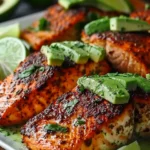 Cajun Salmon Avocado Lime