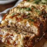 Juicy Garlic Parmesan Chicken Meatloaf