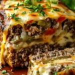 Philly Cheesesteak Meatloaf