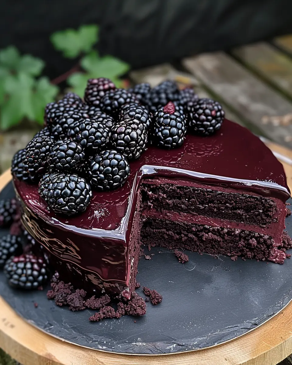 Blackberry Velvet Gothic Cake: A Decadent Delight for All