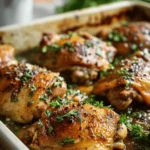 Easy Baked Chicken Thighs