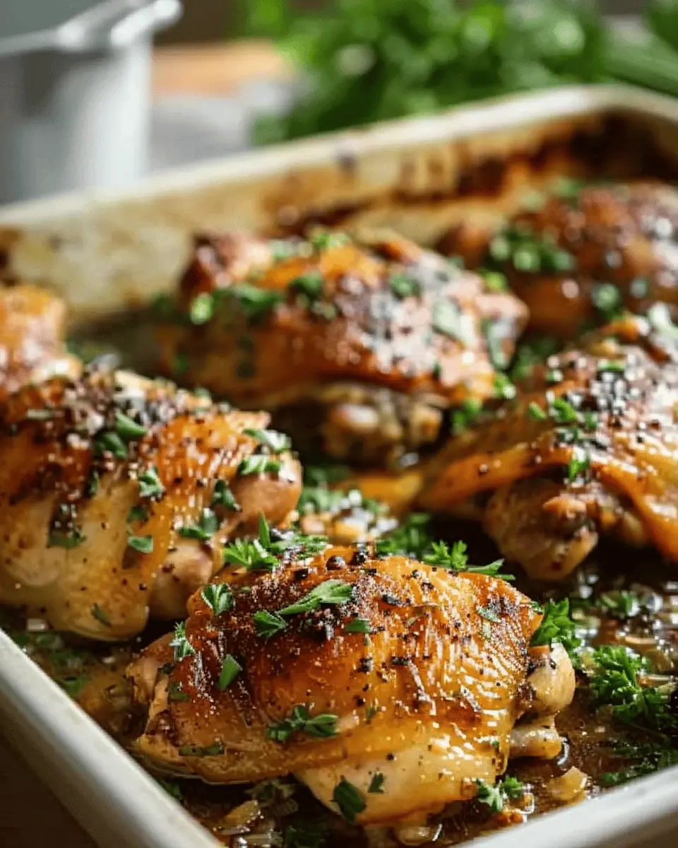 Easy Baked Chicken Thighs: Juicy Flavor You’ll Love at Home