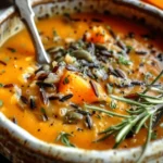 Vegan Pumpkin Wild Rice Soup