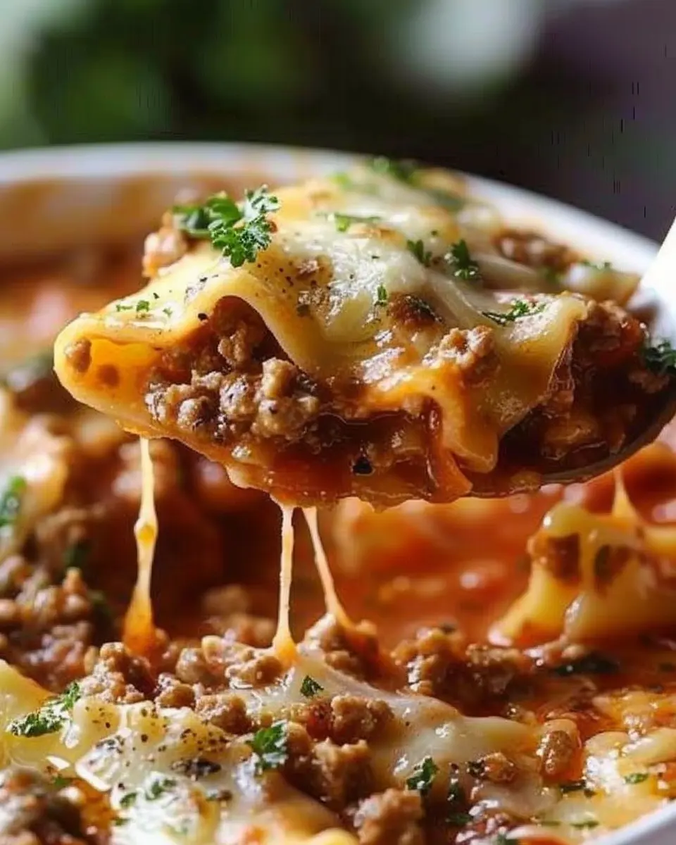 Mouthwatering One Pot Lasagna Soup with Turkey Bacon Delight