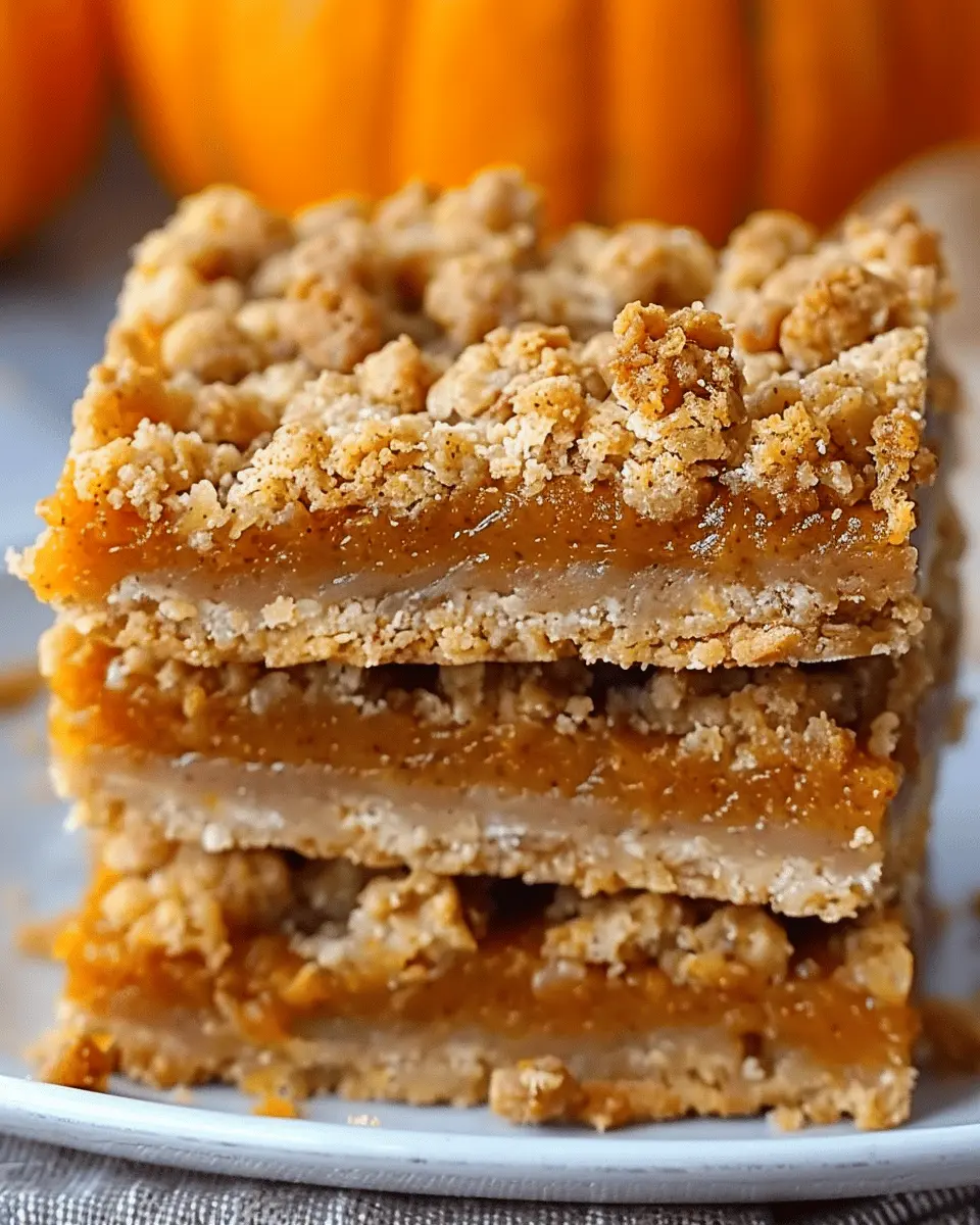 Pumpkin Pie Crumble Bars: Easy, Irresistibly Delicious Treats
