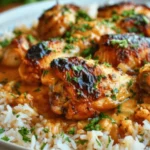Smothered Chicken and Rice