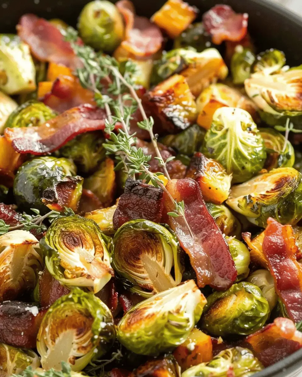 Bacon Brussels Sprouts with Turkey Bacon: A Crispy Delight at Home
