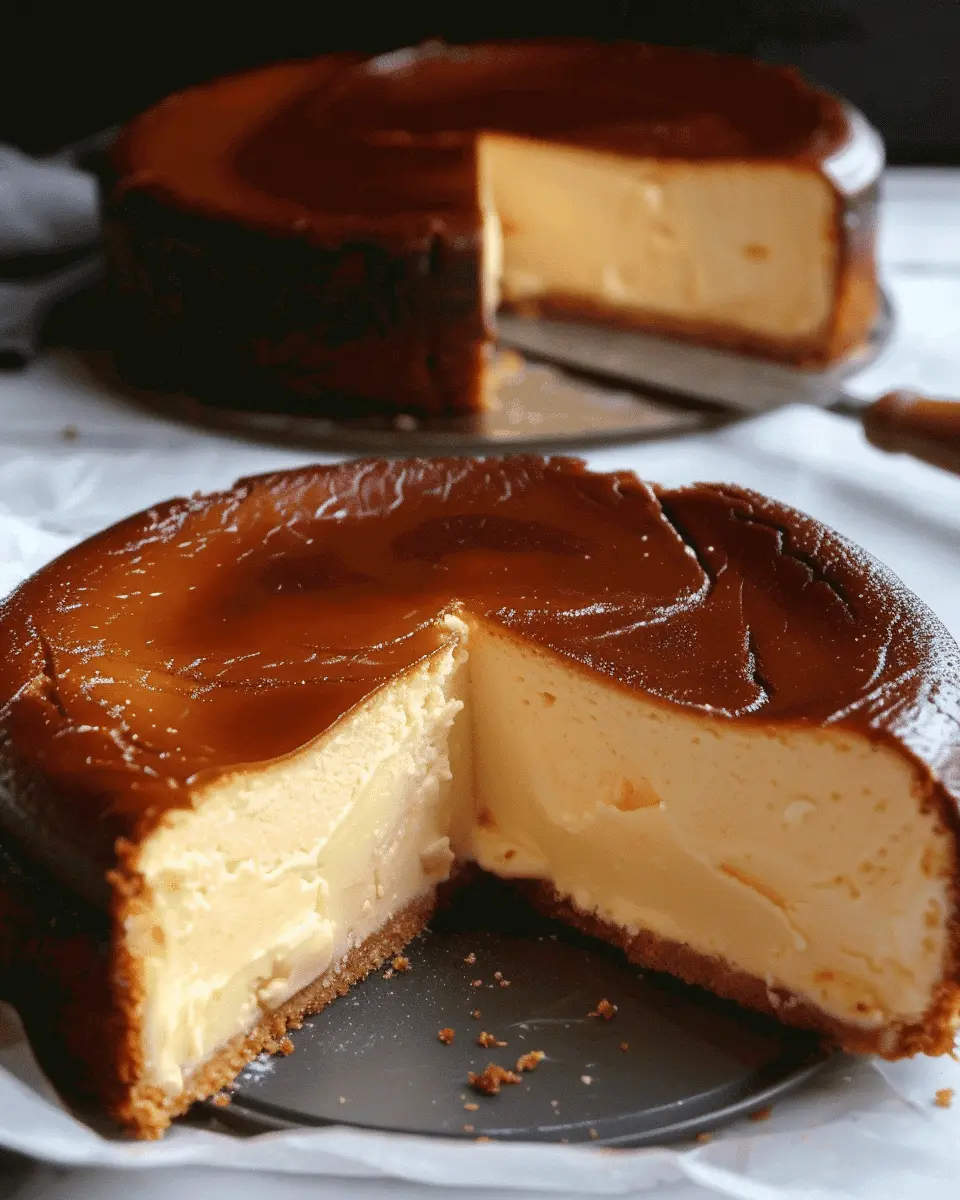 Indulgent Burnt Basque Cheesecake: A Decadent Homemade Delight