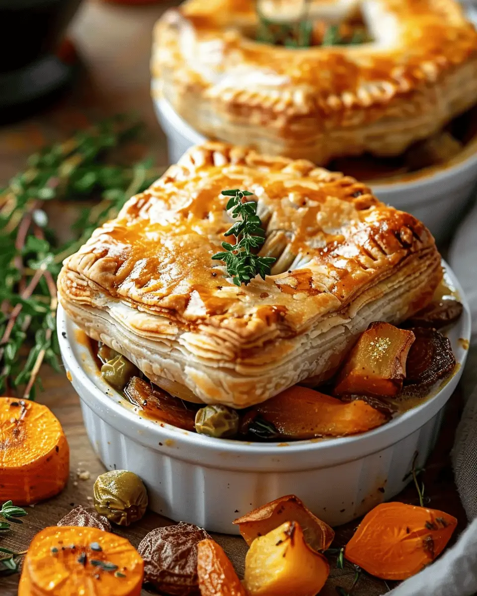 Roasted Autumn Vegetable Pot Pies: A Cozy Comfort Food Delight