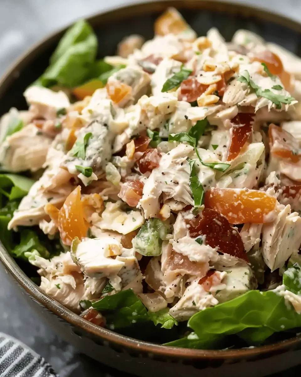 Carnivore Loaded Chicken Salad: Indulgent Recipe with Turkey Bacon