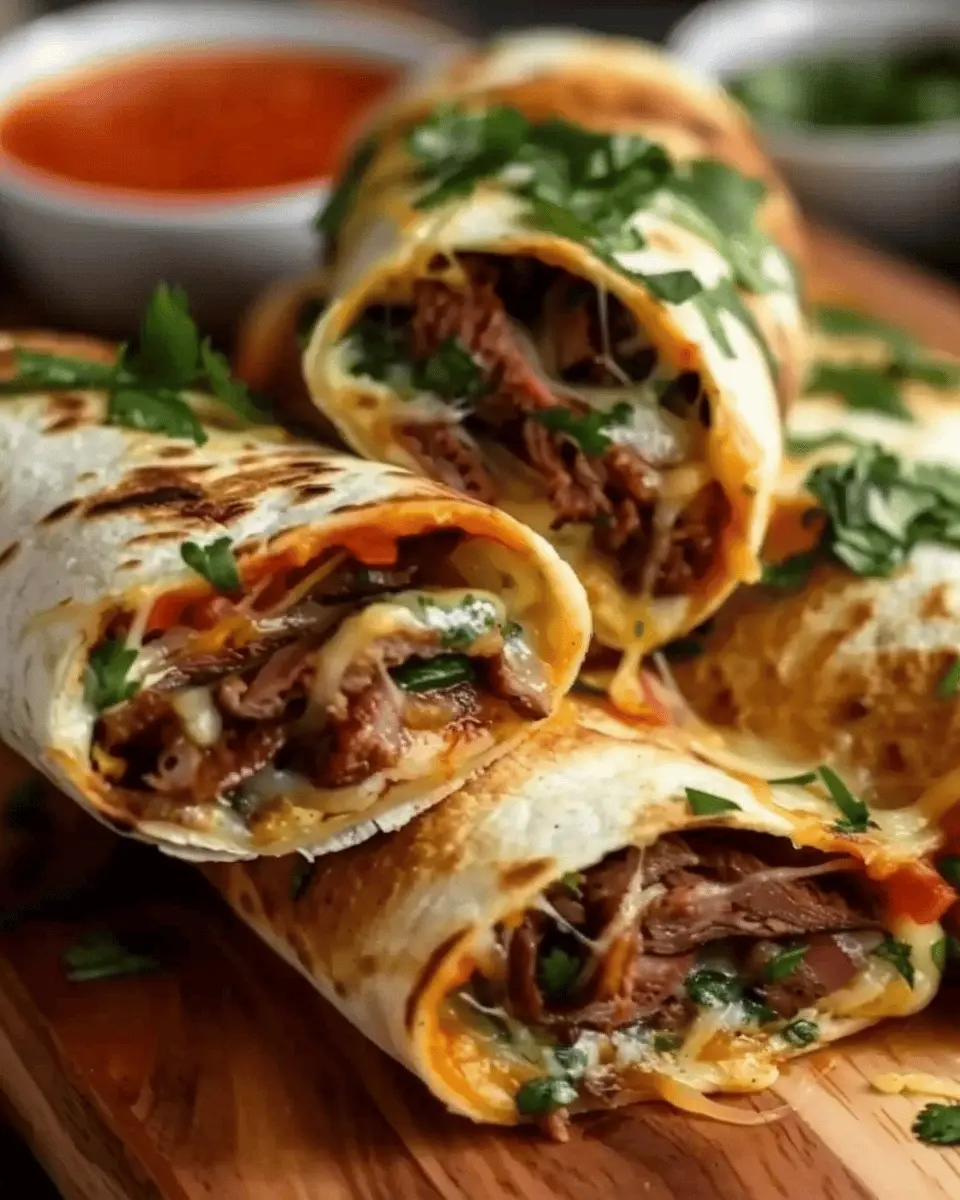 French Dip Tortilla Roll Ups: Easy and Indulgent Comfort Food