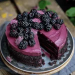 Blackberry Velvet Gothic Cake