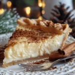 Christmas Eve Cinnamon-Vanilla Custard Pie