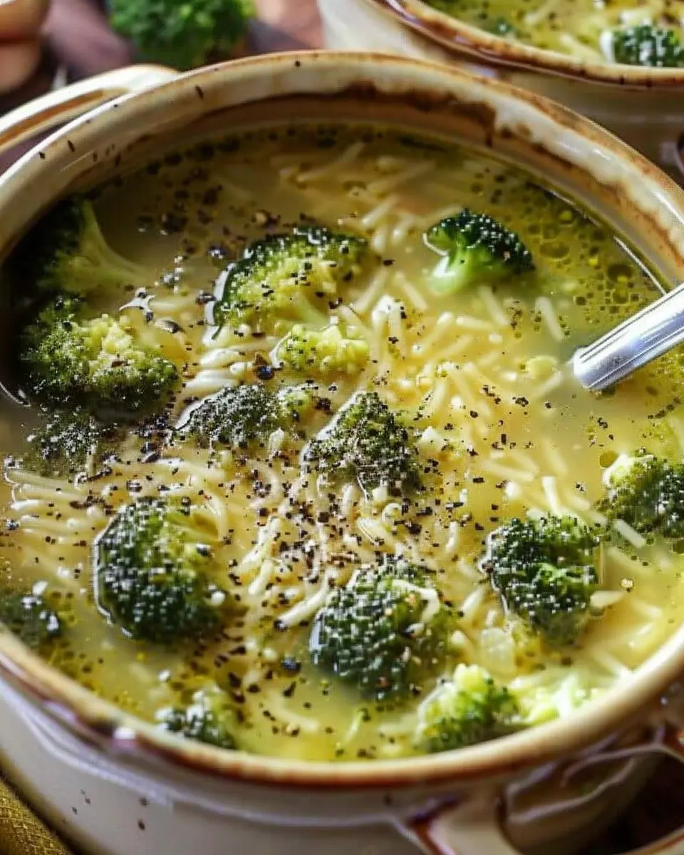 Garlic Italian Broccoli Soup: A Cozy Bowl of Healthy Goodness