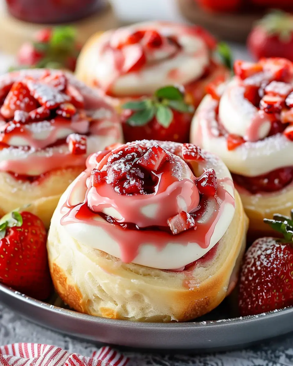 Strawberry Cheesecake Cinnabon Rolls: The Best Sweet Indulgence