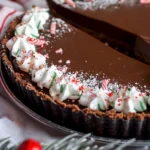 Dark Chocolate Peppermint Mousse Tart