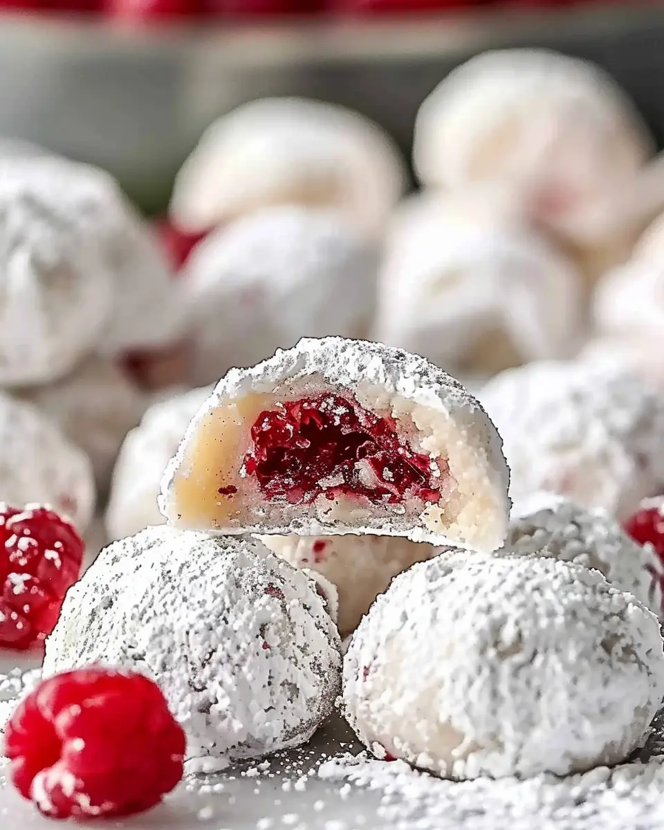 Raspberry Almond Snowball Cookies: Easy Treats for Every Occasion