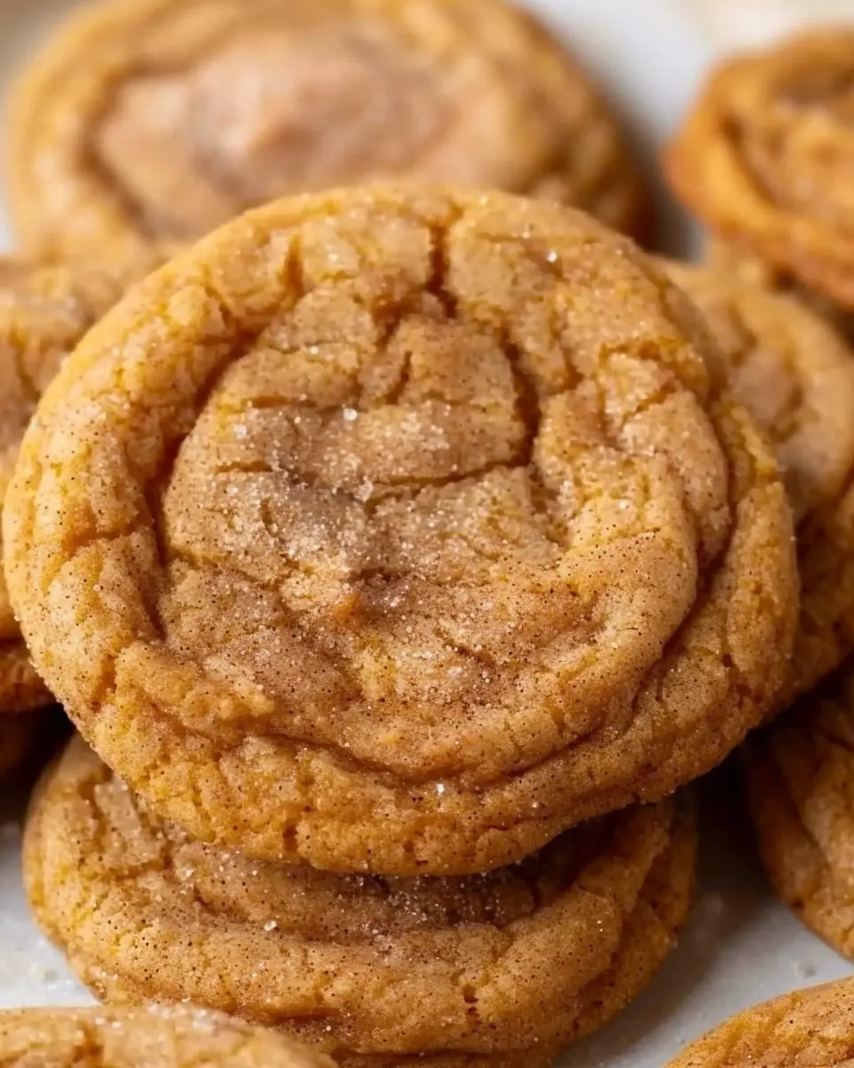 Chewy Pumpkin Snickerdoodle Cookies for Cozy Fall Baking