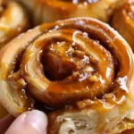 Caramel Apple Cinnamon Rolls