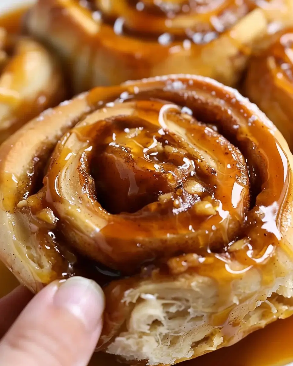 Caramel Apple Cinnamon Rolls: Indulgent Homemade Delight