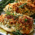 Herb-Crusted Baked Boursin Chicken