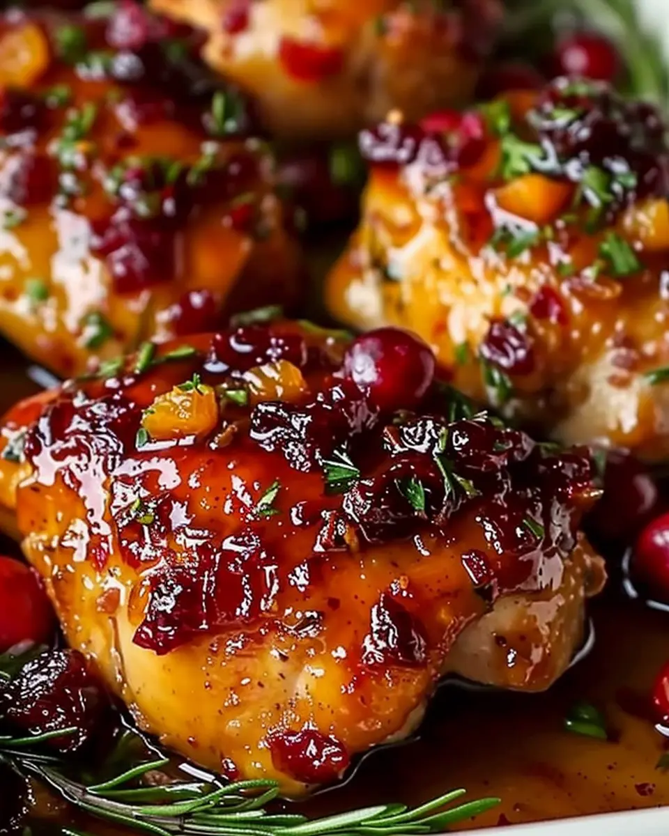 Cranberry Orange Glazed Chicken: Easy and Delicious Comfort Food