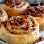 Bourbon Maple Bacon Cinnamon Rolls