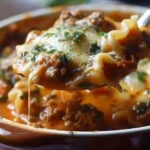 Mouthwatering One Pot Lasagna Soup