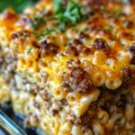 Mac and Cheese Meatloaf Casserole