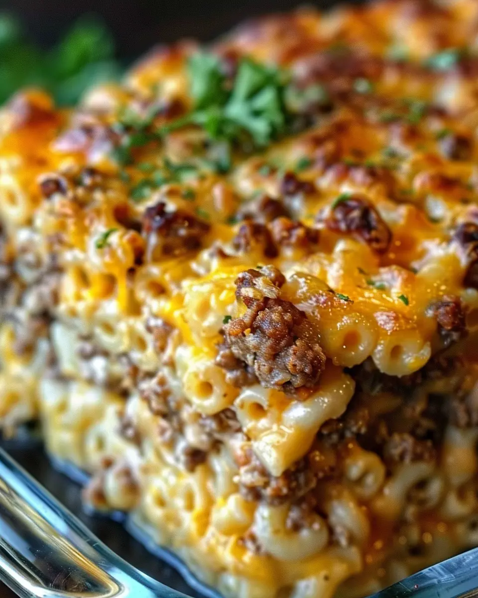 Mac and Cheese Meatloaf Casserole: A Comforting Family Favorite
